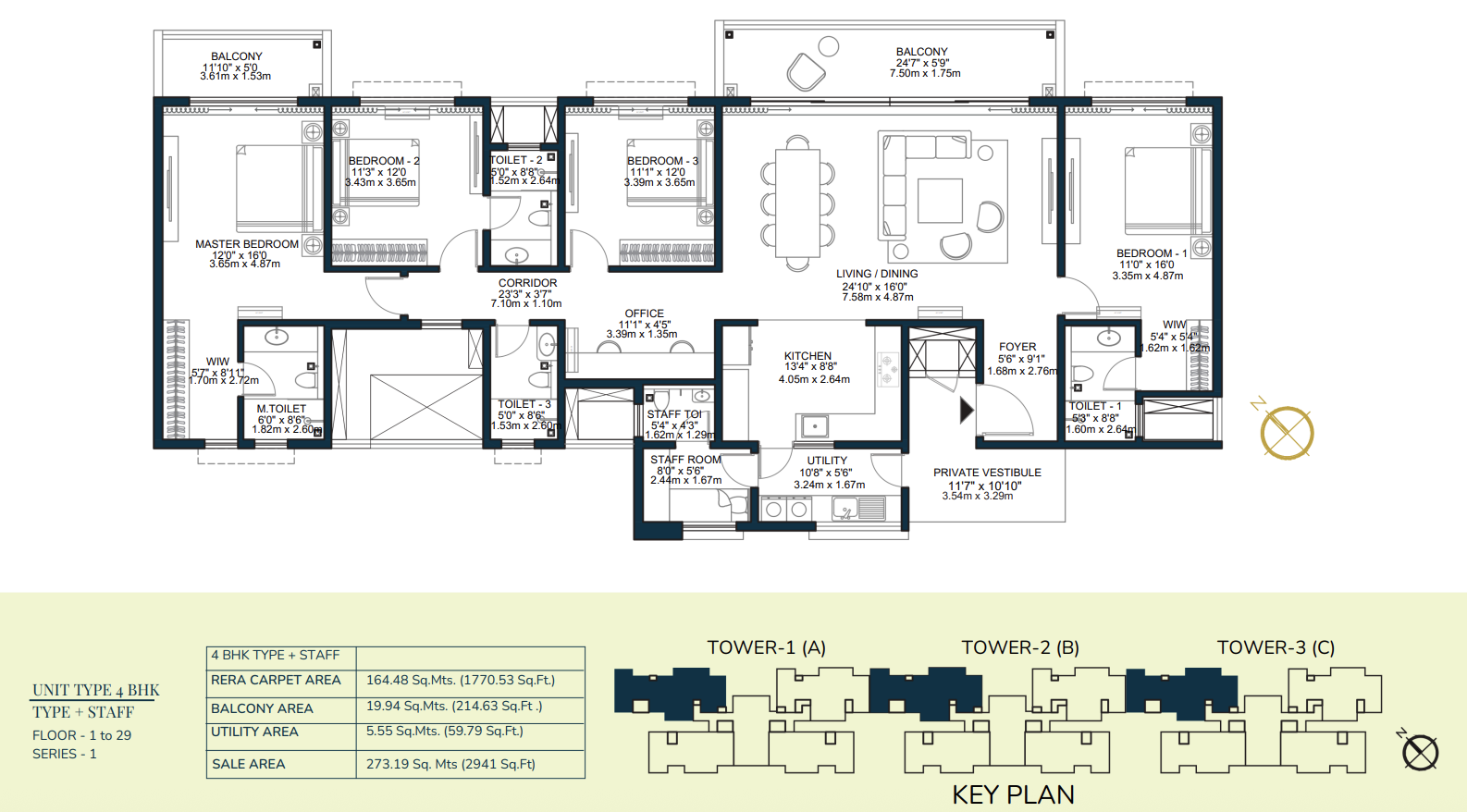 Godrej Tiara Floor Plan