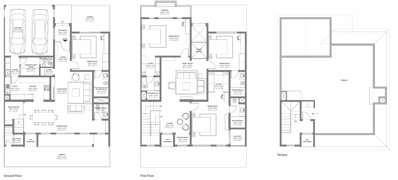 SOBHA Oakshire Floor Plan